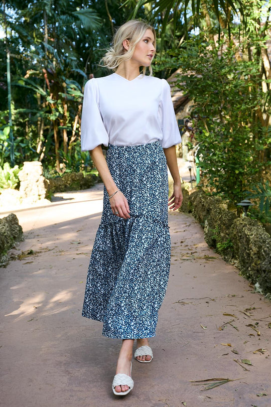 BUTTON FRONT PRAIRIE SKIRT