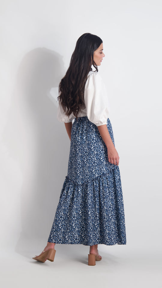 BUTTON FRONT PRAIRIE SKIRT