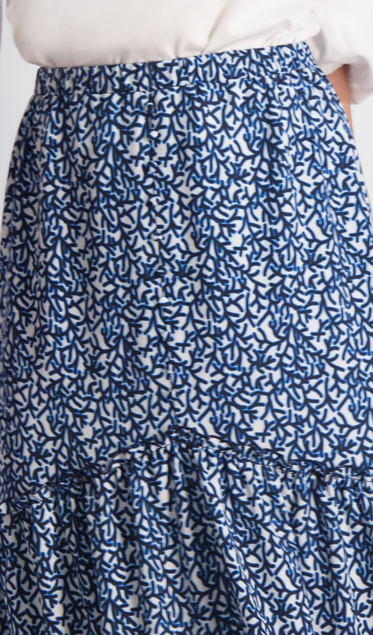 BUTTON FRONT PRAIRIE SKIRT