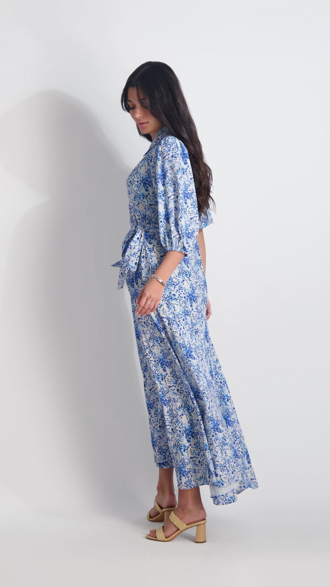 WRAP MAXI IN FLORAL